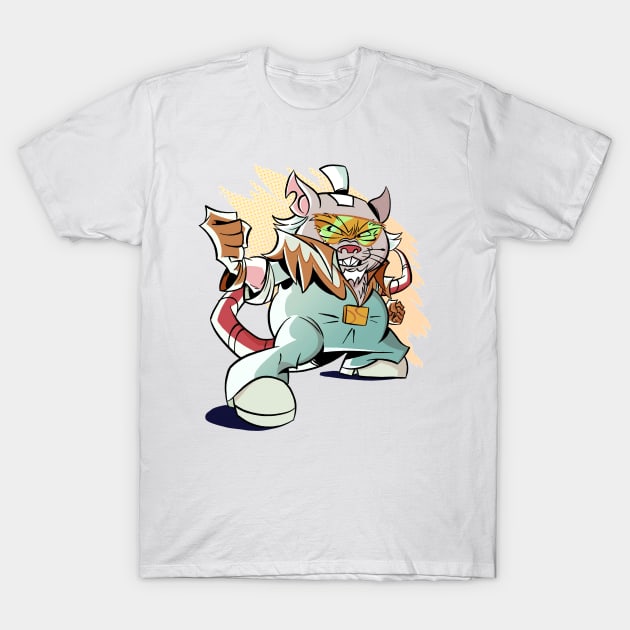 Wild Rat Man T-Shirt by Peanutbutter